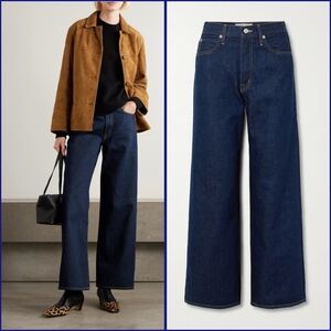 SLVRLAKE Selena High-Rise Wide-Leg Jeans